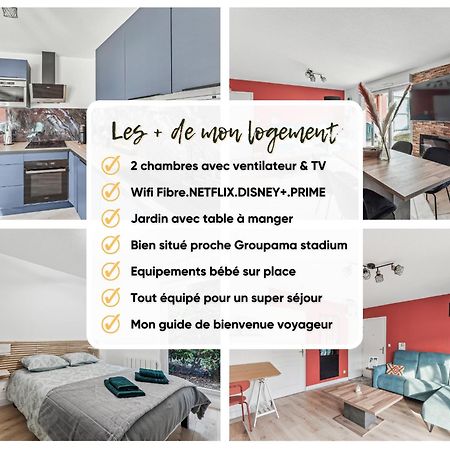 Comfort And Tranquility Near Lyon And Groupama Stadium, 4 Personnes ميزيو المظهر الخارجي الصورة